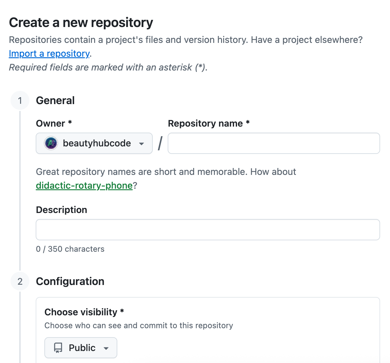 github-new-repo